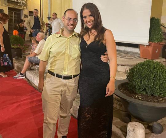 Fabrizio Fazio con Elena Rossetto