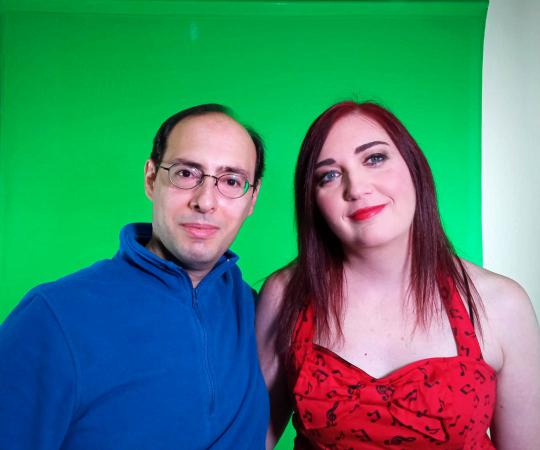 Fabrizio Fazio sul set